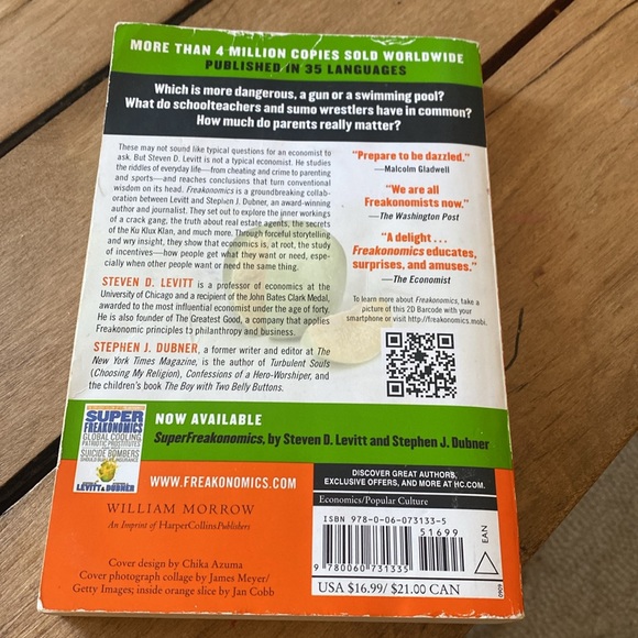 Freakonomics Book - Picture 2 of 2